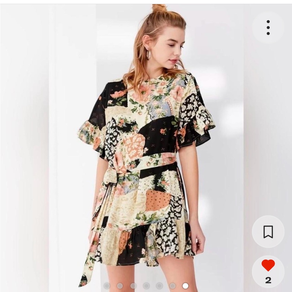 Urban Outfitters Suddenly Spring Mini Dress